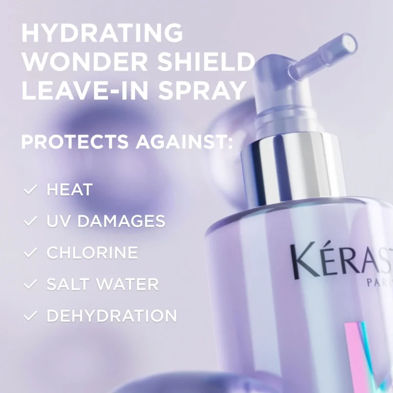 Kérastase Blond Absolu Blonde Guard хидратантен заштитен спреј без одмивање за светла или осветлувана коса 190ml 3 Kérastase Blond Absolu Blonde Guard хидратантен заштитен спреј без одмивање за светла или осветлувана коса 190ml 2