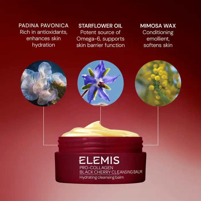 Elemis Pro-Collagen Black Cherry Cleansing Balm 6
