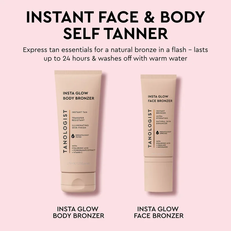 Tanologist Insta Glow Instant Face Bronzer бронзер за инстантно потемнување на лицето 60ml 10