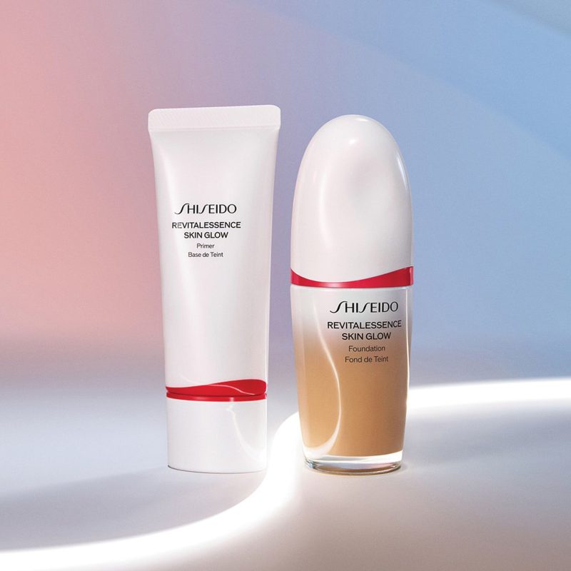 Shiseido Revitalessence Skin Glow Primer SPF 25 осветлувачки прајмер збогатен со состојки за нега на кожа 30ml 10