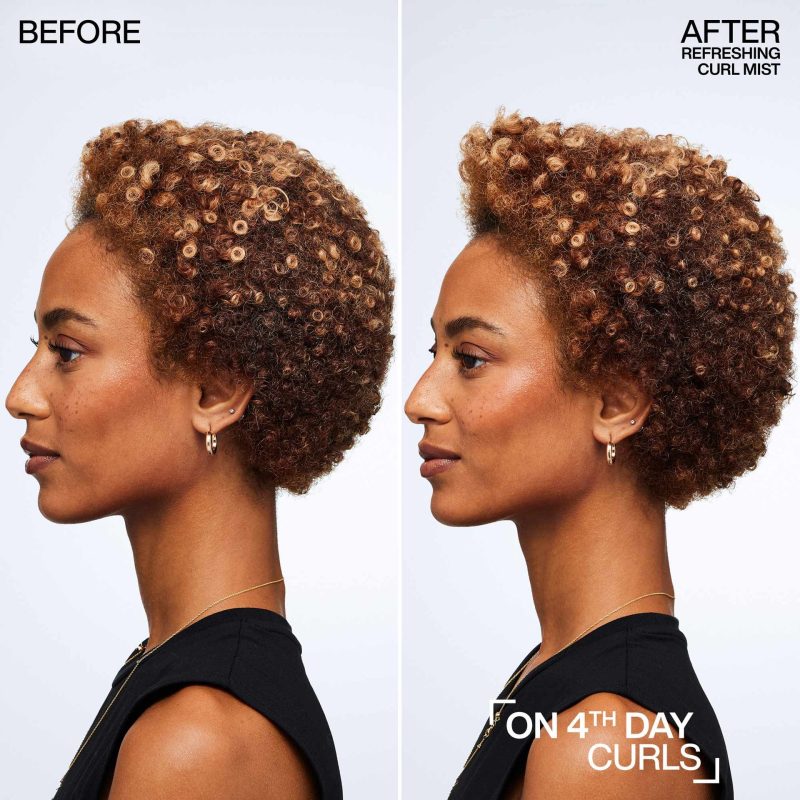 Redken Refreshing Curl Mist хидратантен освежувачки мист за заштита на изгледот на кадриците до 7 дена без миење 250ml 4