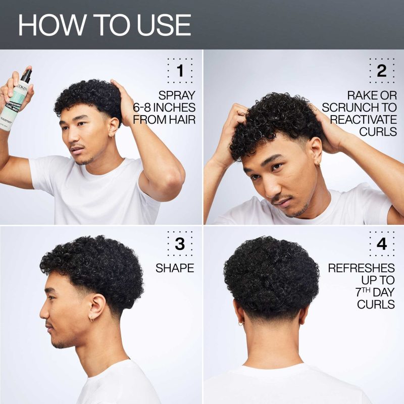 Redken Refreshing Curl Mist хидратантен освежувачки мист за заштита на изгледот на кадриците до 7 дена без миење 250ml 8
