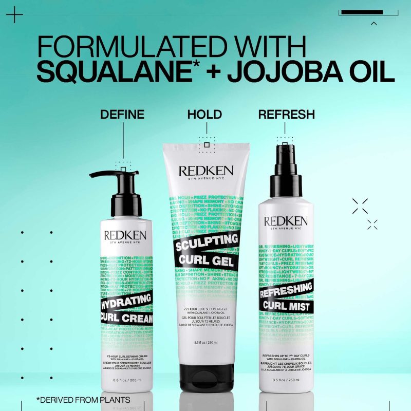 Redken Refreshing Curl Mist хидратантен освежувачки мист за заштита на изгледот на кадриците до 7 дена без миење 250ml 10