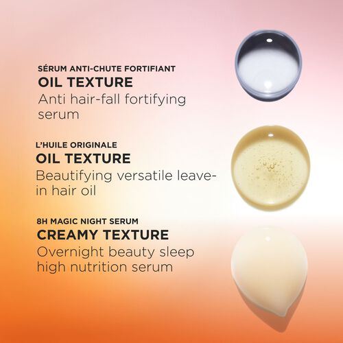 Kérastase Mini Hero Trio Discovery Set: Elixir Ultime L’Huile Originale 30ml + Nutritive 8H Magic Night Serum 30ml + Genesis Anti-Chute 30ml 5 Kérastase Mini Hero Trio Discovery Set: Elixir Ultime L’Huile Originale 30ml + Nutritive 8H Magic Night Serum 30ml + Genesis Anti-Chute 30ml 4