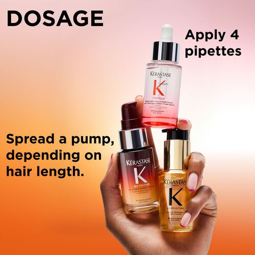 Kérastase Mini Hero Trio Discovery Set: Elixir Ultime L’Huile Originale 30ml + Nutritive 8H Magic Night Serum 30ml + Genesis Anti-Chute 30ml 7 Kérastase Mini Hero Trio Discovery Set: Elixir Ultime L’Huile Originale 30ml + Nutritive 8H Magic Night Serum 30ml + Genesis Anti-Chute 30ml 6