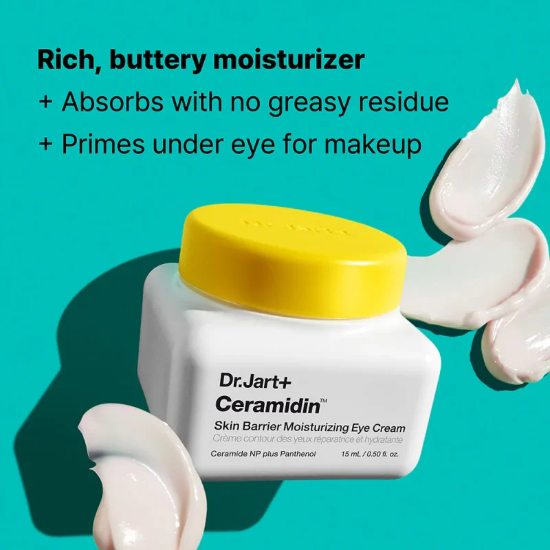 Dr.Jart+ Ceramidin™ Skin Barrier Moisturizing Eye Cream хидратантна и обновувачка крема за околу очи 15ml 6