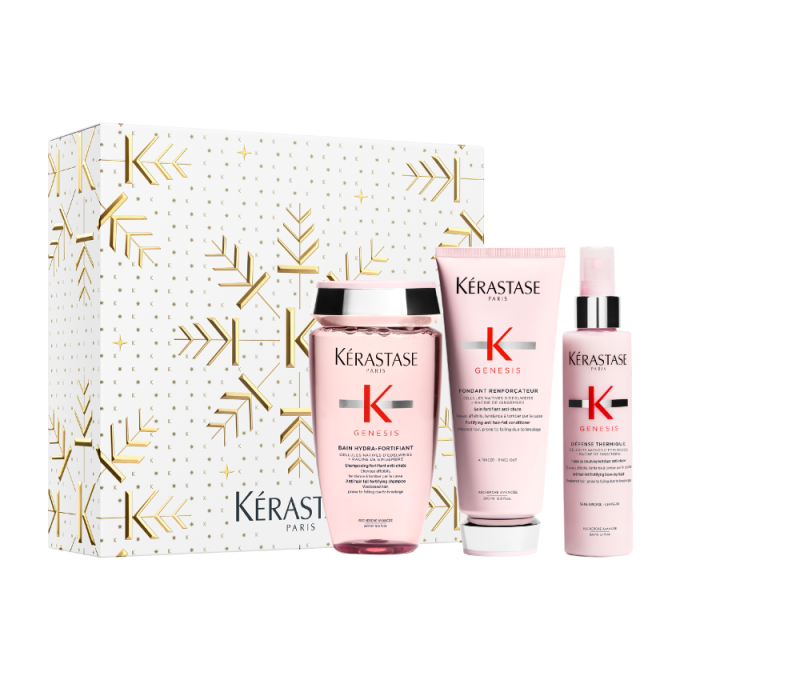 Kérastase Genesis Trio Holiday Set: Genesis Bain Hydra-Fortifiant 250ml + Genesis Fondant Renforçateur 200ml + Genesis Défense Thermique 150ml 1