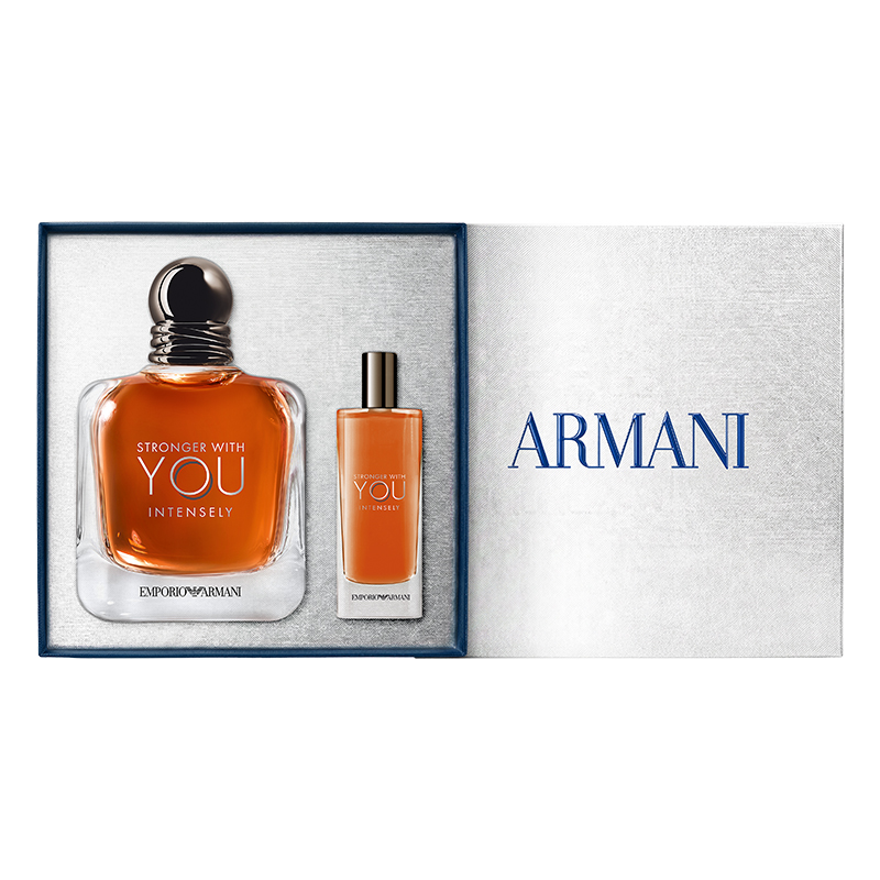 Emporio Armani Stronger with You Intensely Eau de parfum 100ml + travel size 15ml 2