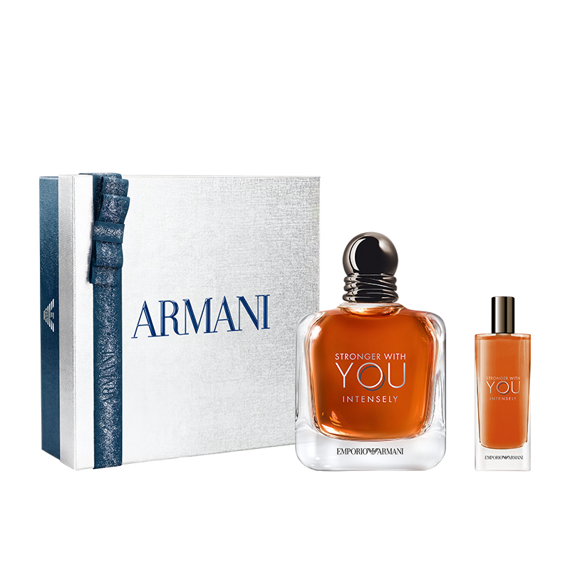 Emporio Armani Stronger with You Intensely Eau de parfum 100ml + travel size 15ml 1