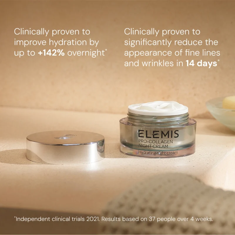 Elemis Pro-Collagen Night Cream хидратантна ноќна крема против стареење 50ml 5 Elemis Pro-Collagen Night Cream хидратантна ноќна крема против стареење 50ml 4