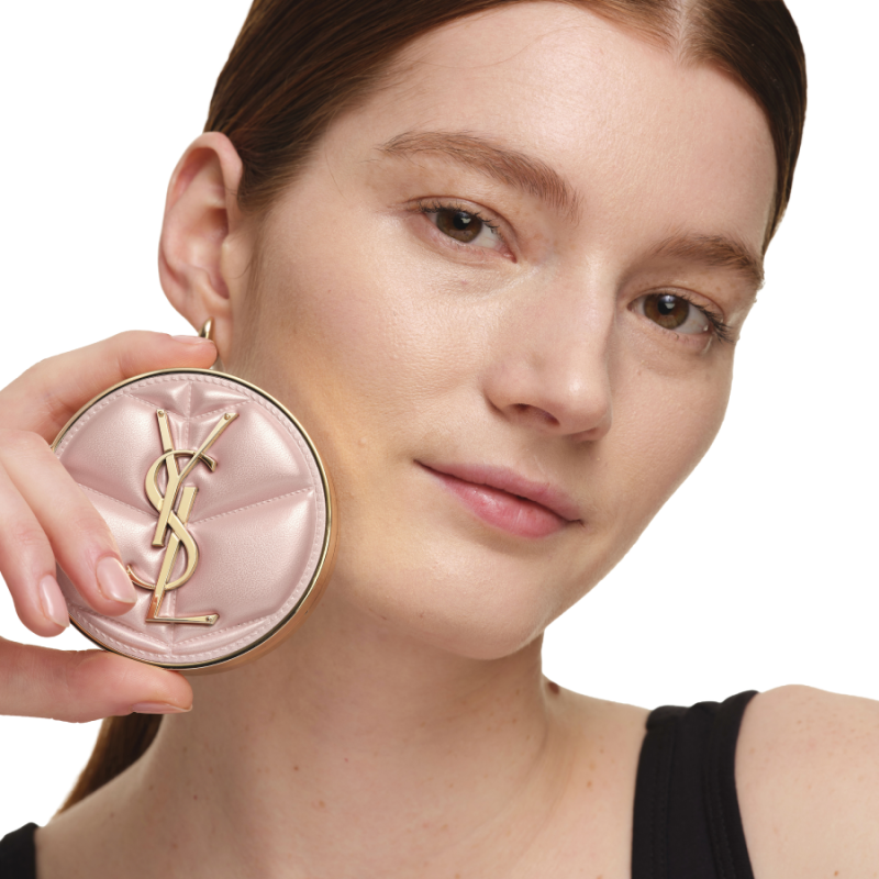 Yves Saint Laurent Skin Affair Cushion Foundation Refill хидратантна корективна пудра со 72% серум 14g 12
