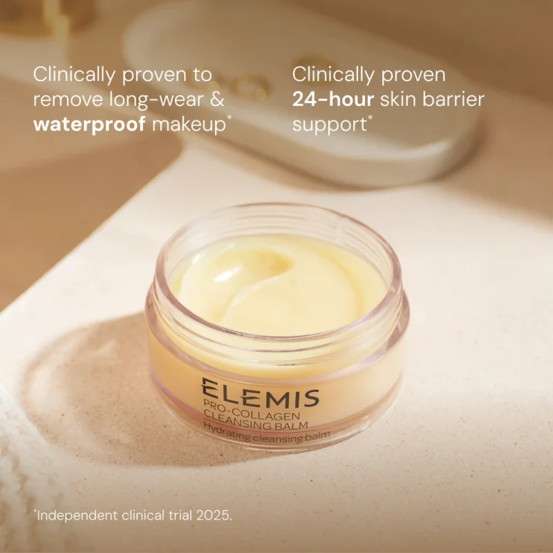 Elemis Pro-Collagen Cleansing Balm хидратантен балсам за чистење лице 100g 5 Elemis Pro-Collagen Cleansing Balm хидратантен балсам за чистење лице 100g 4