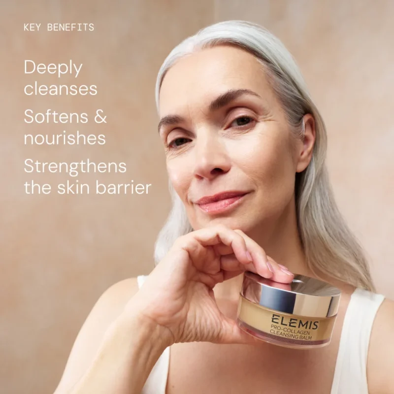 Elemis Pro-Collagen Cleansing Balm хидратантен балсам за чистење лице 100g 9 Elemis Pro-Collagen Cleansing Balm хидратантен балсам за чистење лице 100g 8