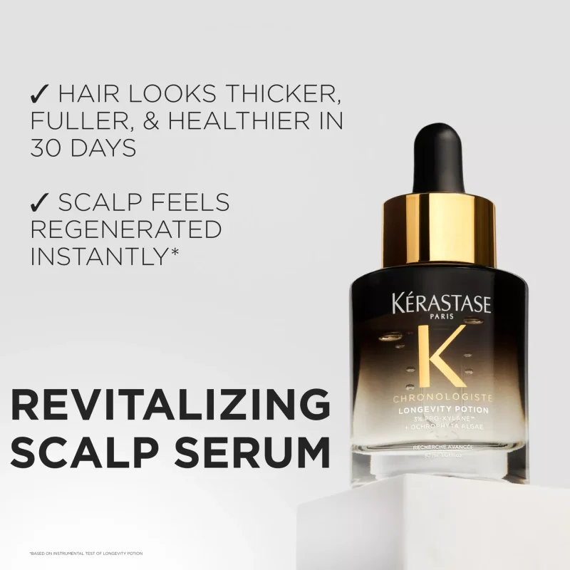 Kérastase Chronologiste Longevity Potion Scalp Serum третман за скалп против стареење на косата 30ml 5 Kérastase Chronologiste Longevity Potion Scalp Serum третман за скалп против стареење на косата 30ml 4